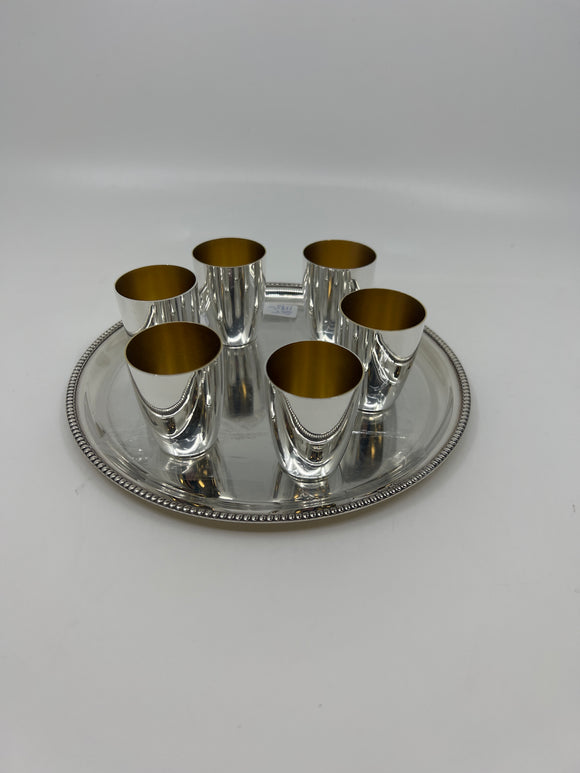 Liqueur Cups and Tray 04827-1