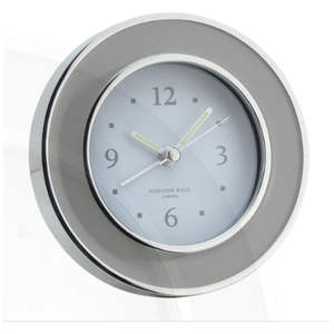 Grey & Silver Alarm Clock FR 5501- Grey