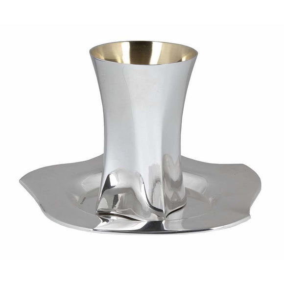 Kiddush Cup Set - Bolero - Elegant Sterling 