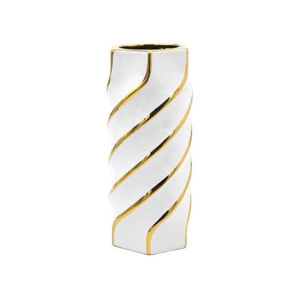 Buy Gold Silhouette Small Ceramic Vase from Next Lithuania