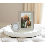 Grey & Silver Alarm Clock FR 5501- Grey