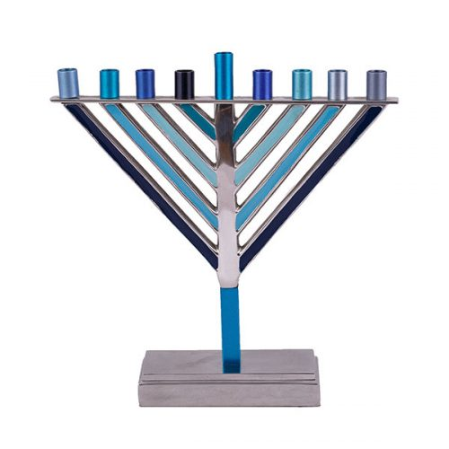 Menorah - Chabad - Blue HAH-2