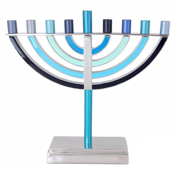 Menorah - Blue HO-2