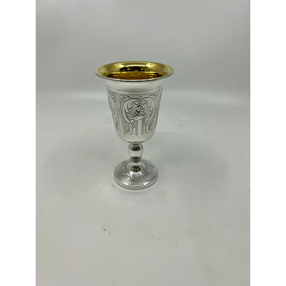 Kiddush Cup  on Stem Chazon ish HZ  6462